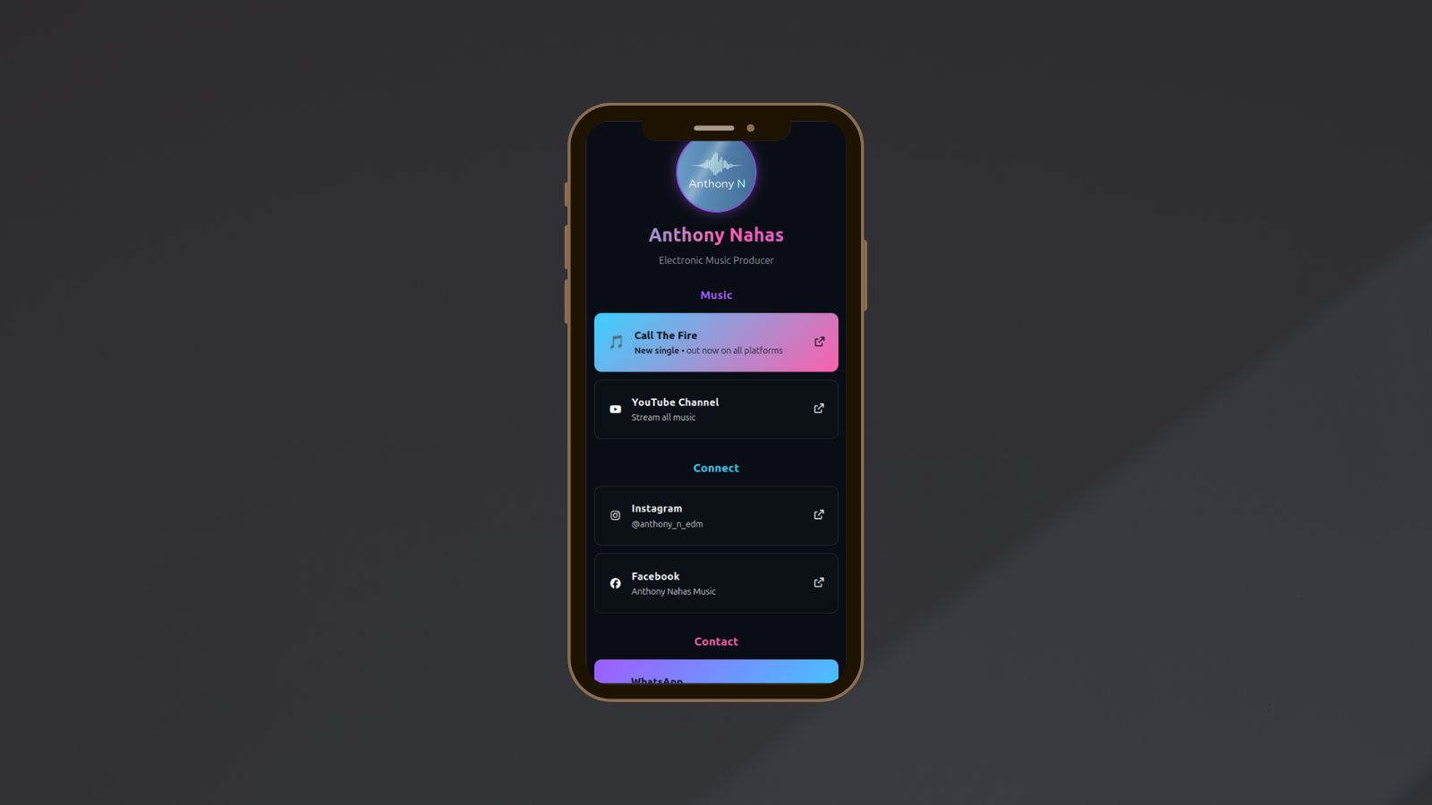 Anthony Nahas project proof