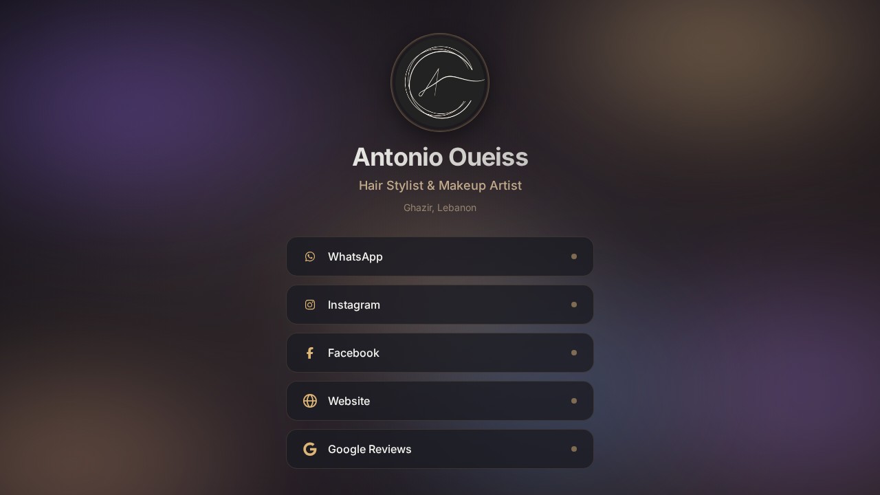 Antonio Oueiss Salon project proof