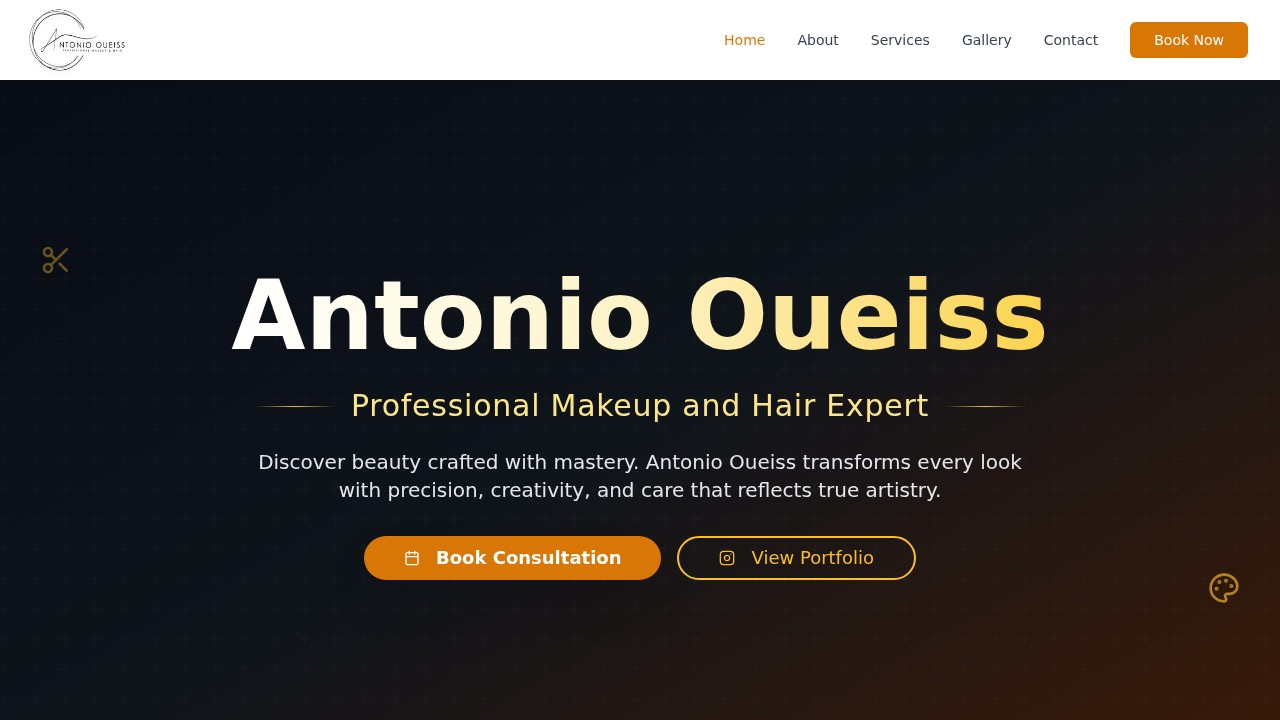 Antonio Oueiss Salon — Local Visibility System — Curvea Design work