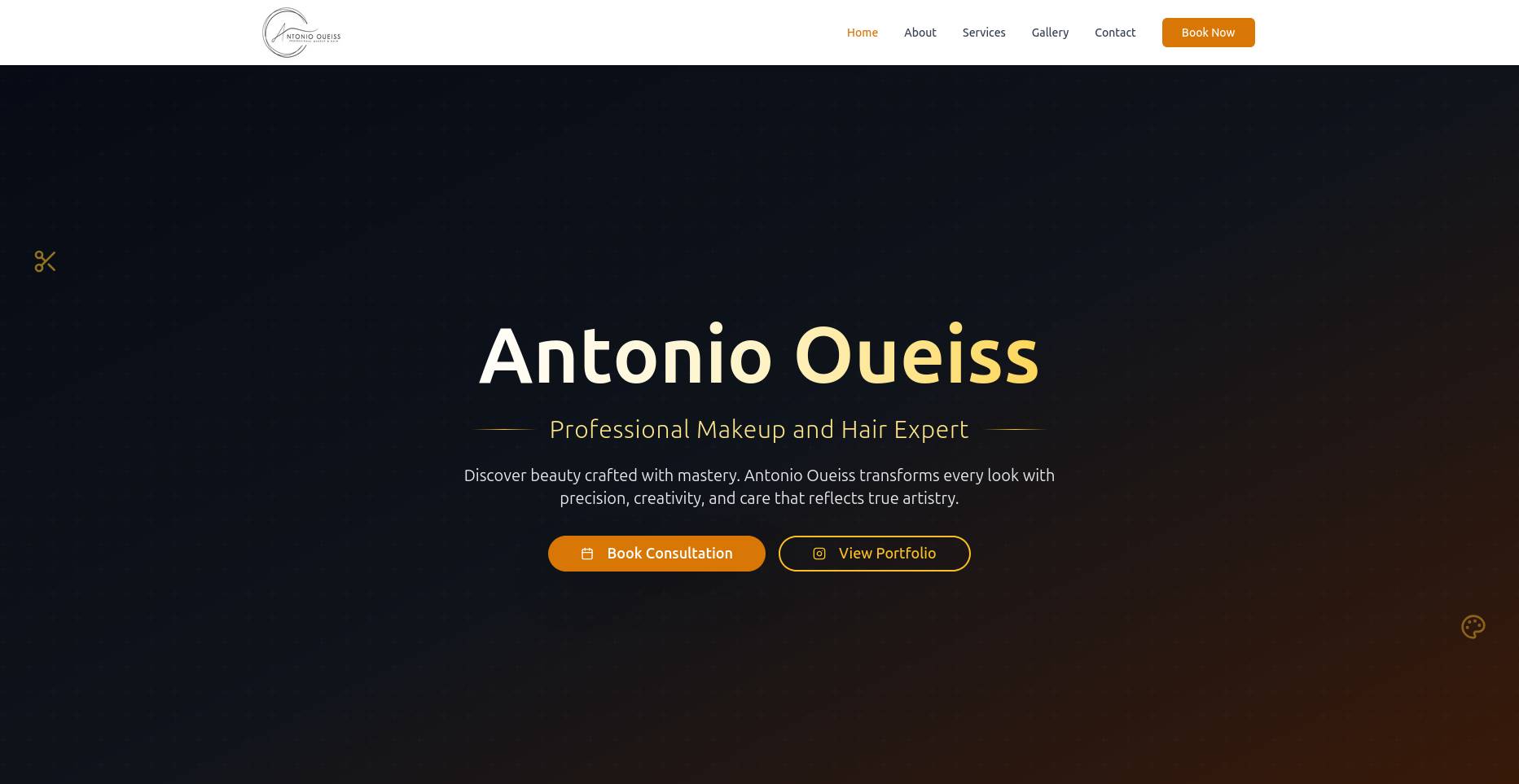 Antonio Oueiss Salon — Local Visibility System — Curvea Design work