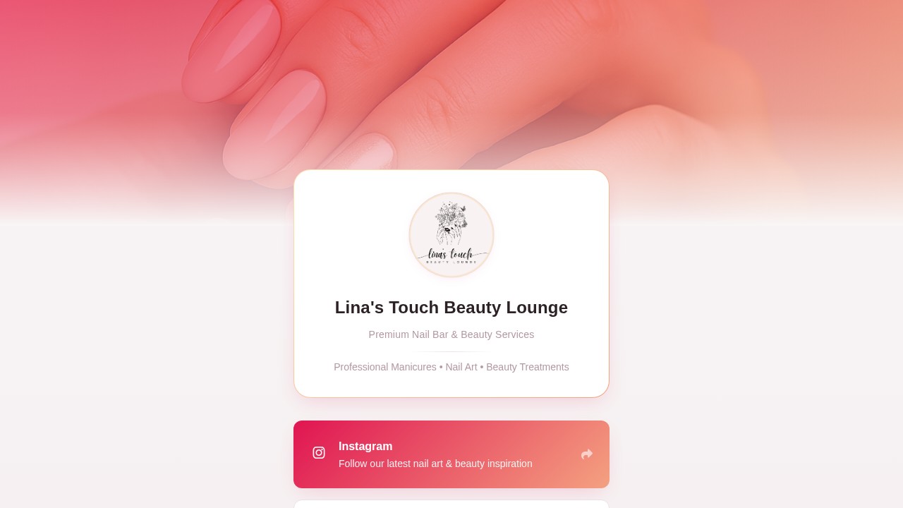 Lina’s Touch project proof